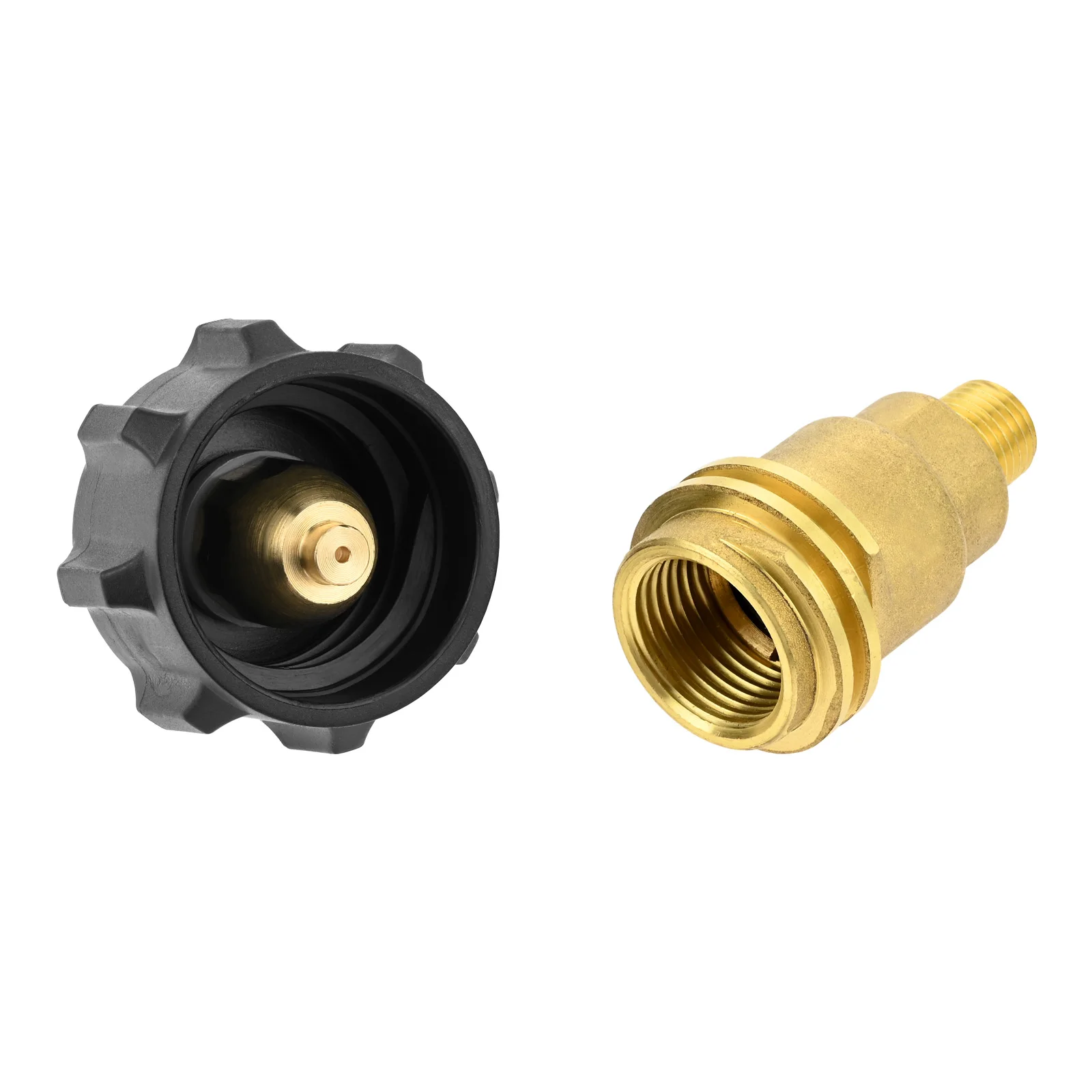Adaptador de Gas propano QCC1 QCC1/Tipo 1, conector macho POL hembra con accesorios de tubería hembra NPT de 1/4 ", 4 Uds.
