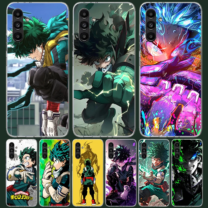 Чехол для телефона Midoriya Izuku Deku MHA My Hero для Samsung Galaxy A13 A14 A15 A16 A17 A53 A54 A55 A56 A33 A34 A35 A36 A23 A24 A25 A2
