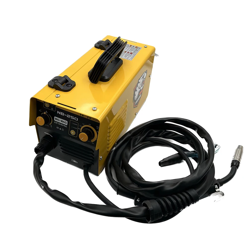 220V No Gas Flux Cored Welding Machine Welder 0.5mm to 4mm thickness sheet max wire spool 1kg weight 4.5kg 1.8 Meters Torch