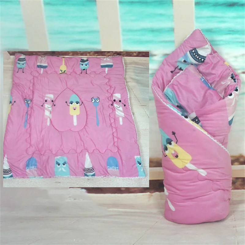 

Increase Payment Thickened Baby Blanket Winter Newborn Windproof Blanket Cartoon Cotton Baby Bag Covers Children's Blanket