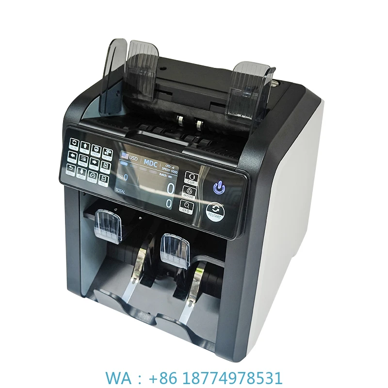 Value Note Cash Counting Machine Bill CounterDenomination Bill Multi Currency Automatic Bill Counting Machine Money
