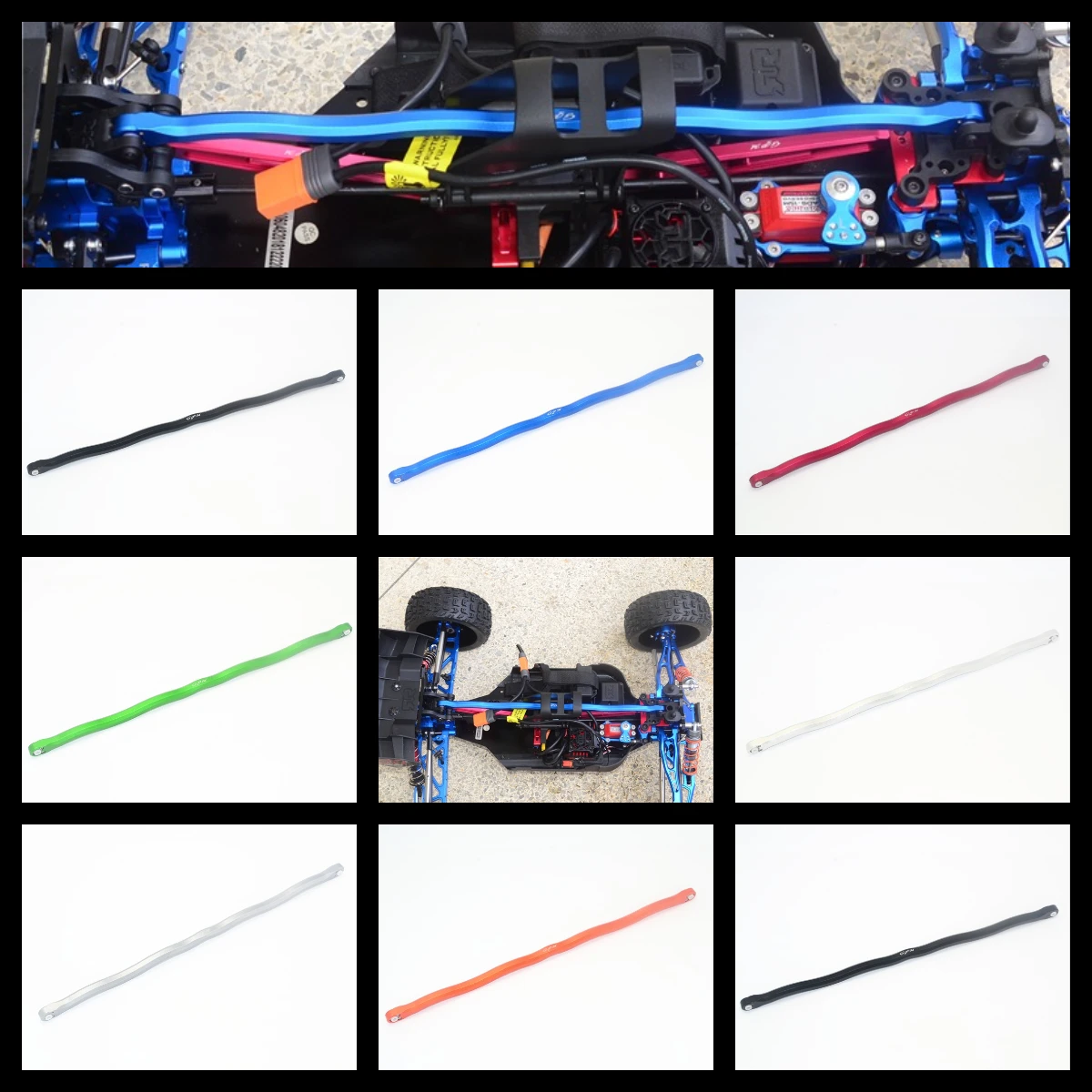 

GPM Aluminum Center Brace Bar For ARRMA 1/8 Talion 6S Blx