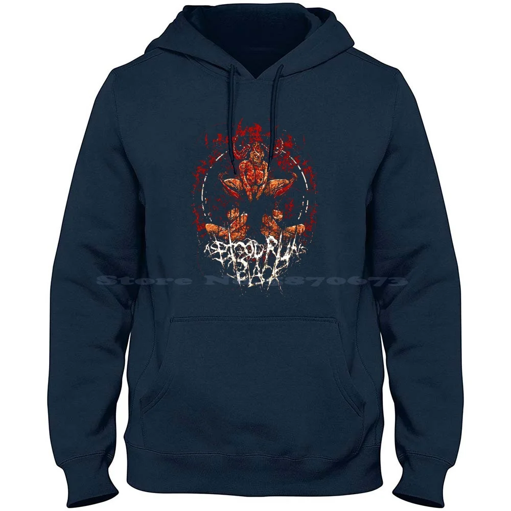 Colleagues In The Mountain 100% Cotton Hoodie As Blood Runs Black Black Blood Band Music Tour Halloween Concert Live