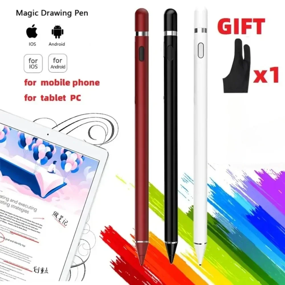 Universal Stylus Pen Screen Pencil Stylus Pen for iPhone iPad Pro 1 2 Air 3 4 Mini 5 6 iPhone Xiaomi Huawei Tablet iOS Android