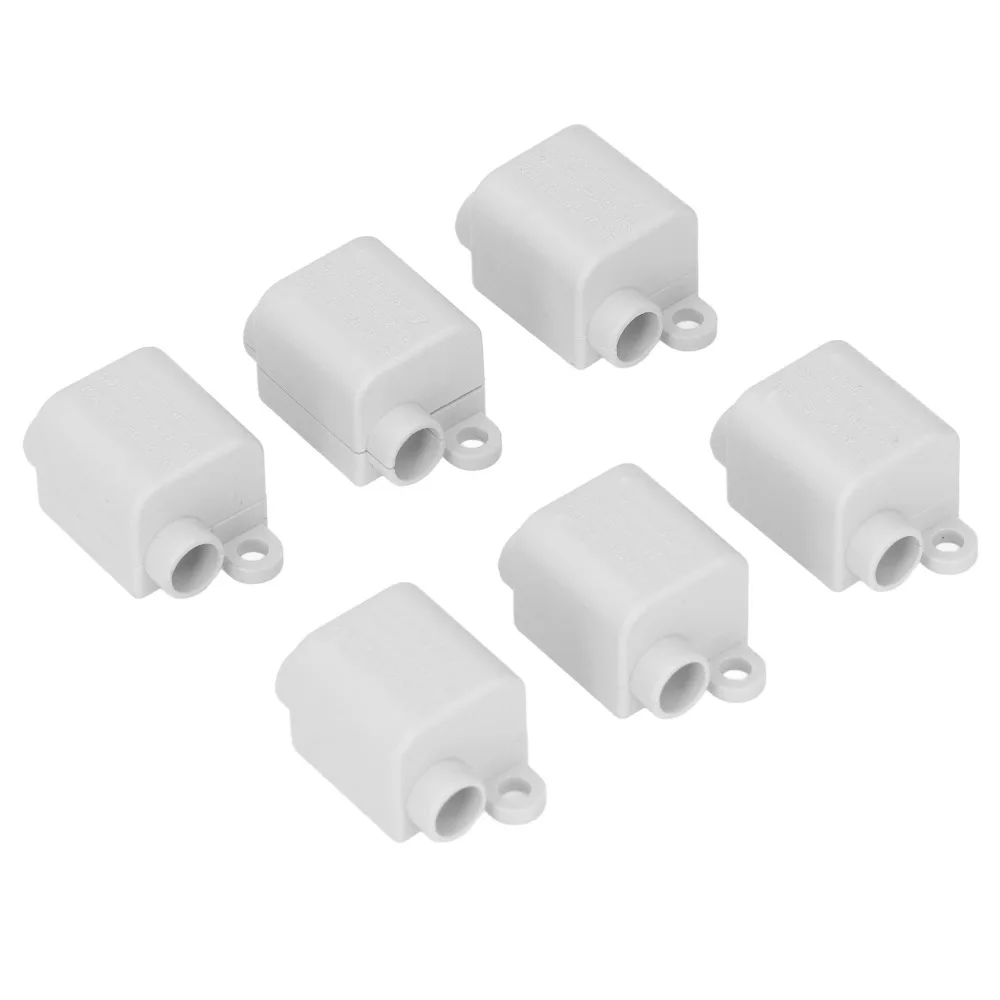 

6 Pcs ZK‑1216 Wire Connector 1000V 100A 2,5-16mm² Electrical Wire Splitter Connector Screw Terminal High Power Quick Connectors