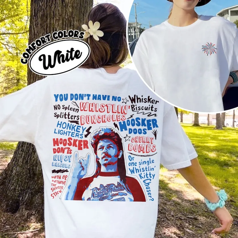 Joe Dirt 4th July T-shirt, Joe Dirt Merica 2 Sided Shirt Designs, Trendy 4th of July , Independence Day Shirt