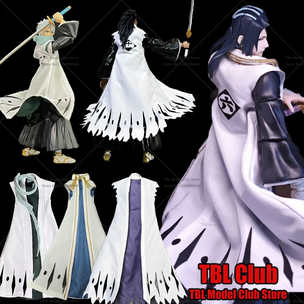 Mehrere Umhang 1/12 klassische Comic-Figuren Hitsugaya Toushirou Zaraki Kenpachi Kuchiki Byakuya Windjacke Umhang Modell