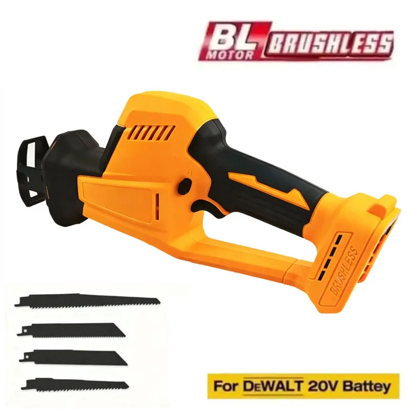 

Электрическая бесщеточная электрическая сабельная пила, аккумуляторная ручная пила для резки деревьев, электроинструмент для батареи Dewalt 20 В