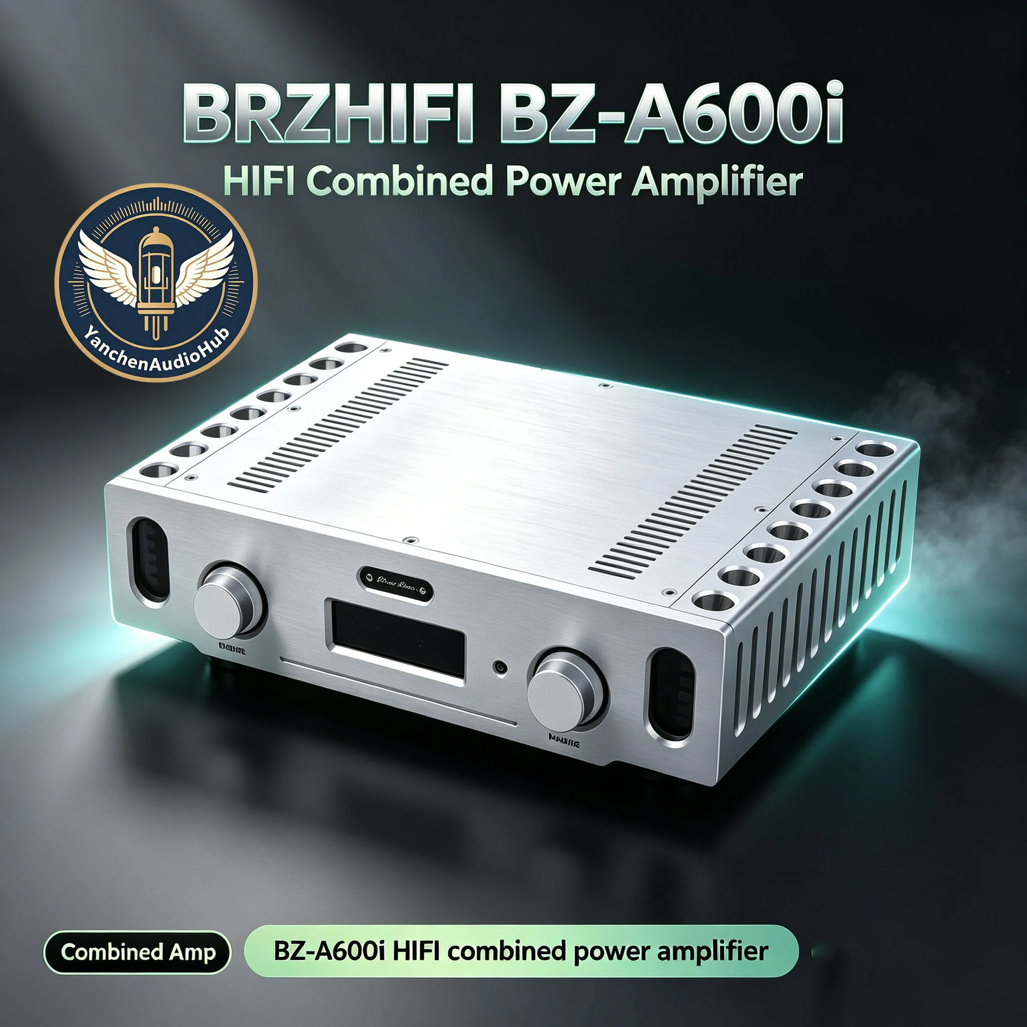CHN‑2027 BRZHIFI-BZA600i-Home Stereo Player Driver Host Bluetooth 6.2 Wireless Input Full Remote Control
