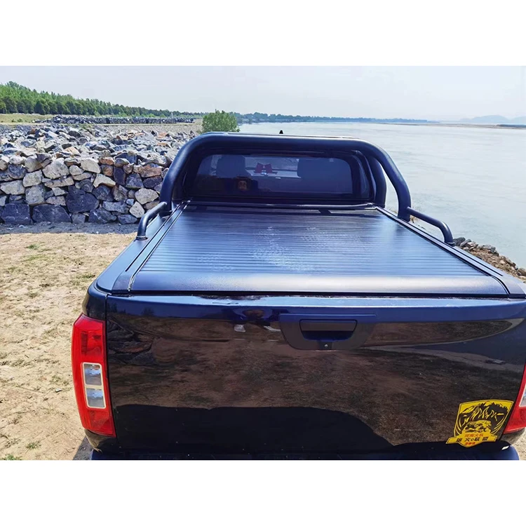 

Windproof Car Trunk Lid 12v Remote Control Pickup Truck Bed Cover Retractable Tonneau Cover for ford F-350