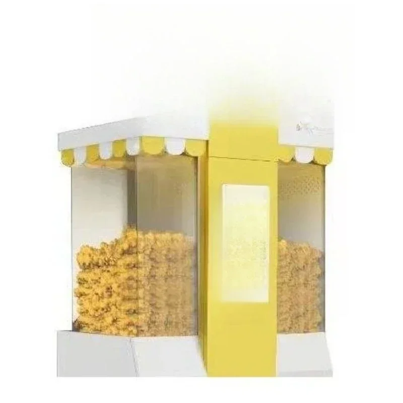 Intelligent automatic popcorn machine, small sweep self-heating cinema video game city equipment