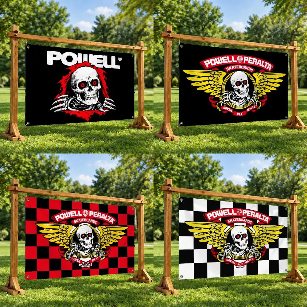 Tony Hawk Skulls Skateboards Flags Soft Skin-friendly Durable Tapestry Outdoor Party Home Living Room Bedroom Decoration