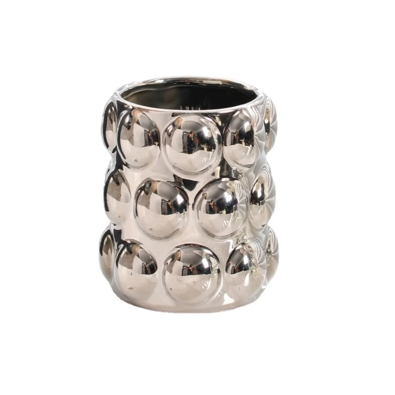 Luxury Electroplated Ceramic Mug Set Lovers Double Toothbrush Cup Gift Home Toothbrush Cartridge Cup Toilet Bathroom Accessories