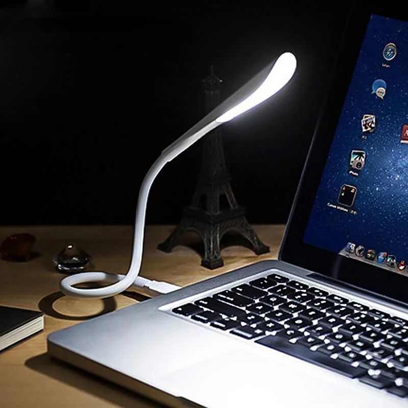 

Mini Portable Laptops USB LED Light Touch Sensor Dimmable Table Desk Lamp for Power Bank Camping PC Laptops Book Night Lighting