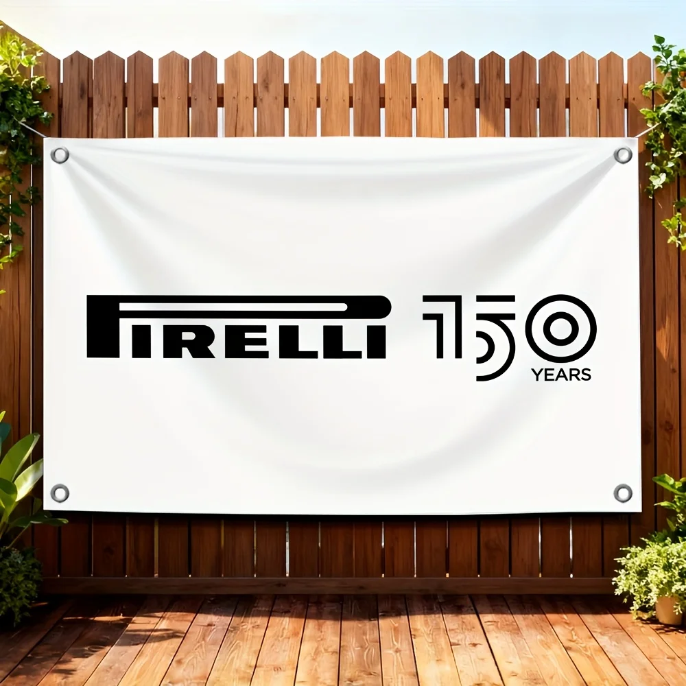 Premium Pirelli 150 Years Anniversary Corporate Banner Flag 60x90cm 24x35in Outdoor Indoor Party Decoration Event Display