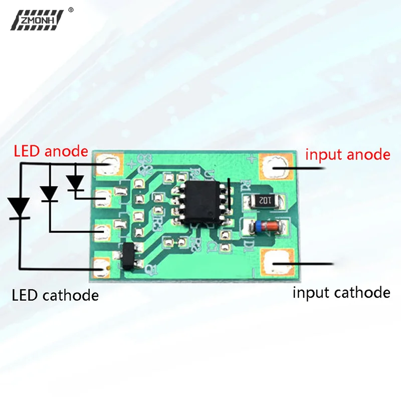 

[H]3V6V12V Slow Breathing Light Module 3-way 300mAh Light with Slow Flashing Light Gradually on And Off Chip
