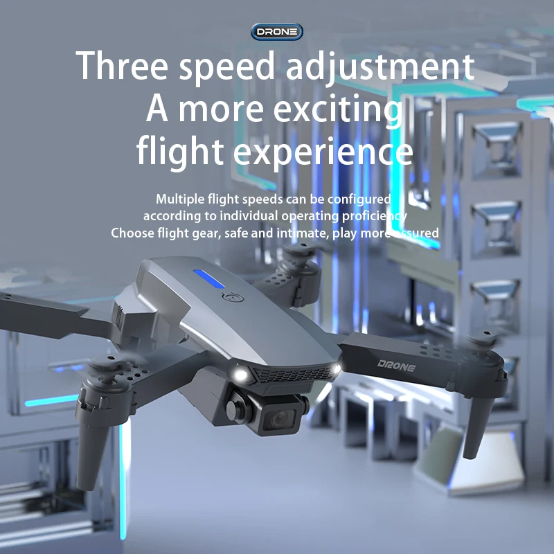 KBDFA E88Pro ドローン プロフェッショナル 4K HD デュアルカメラ 5000 メートルのリモコン距離ヘリコプター折りたたみ式 WIFI FPV クアッドコプター ドローン