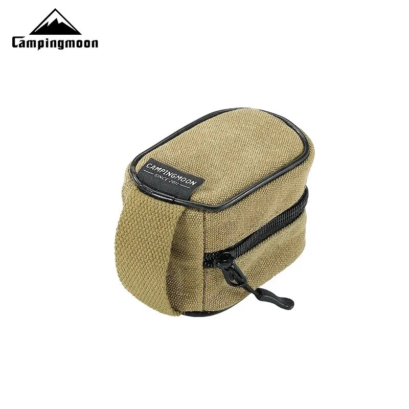 CAMPINGMOON Outdoor Multifunctional Mini Storage Bag Small Item Stove Storage Bags Detachable Liner Canvas Bags