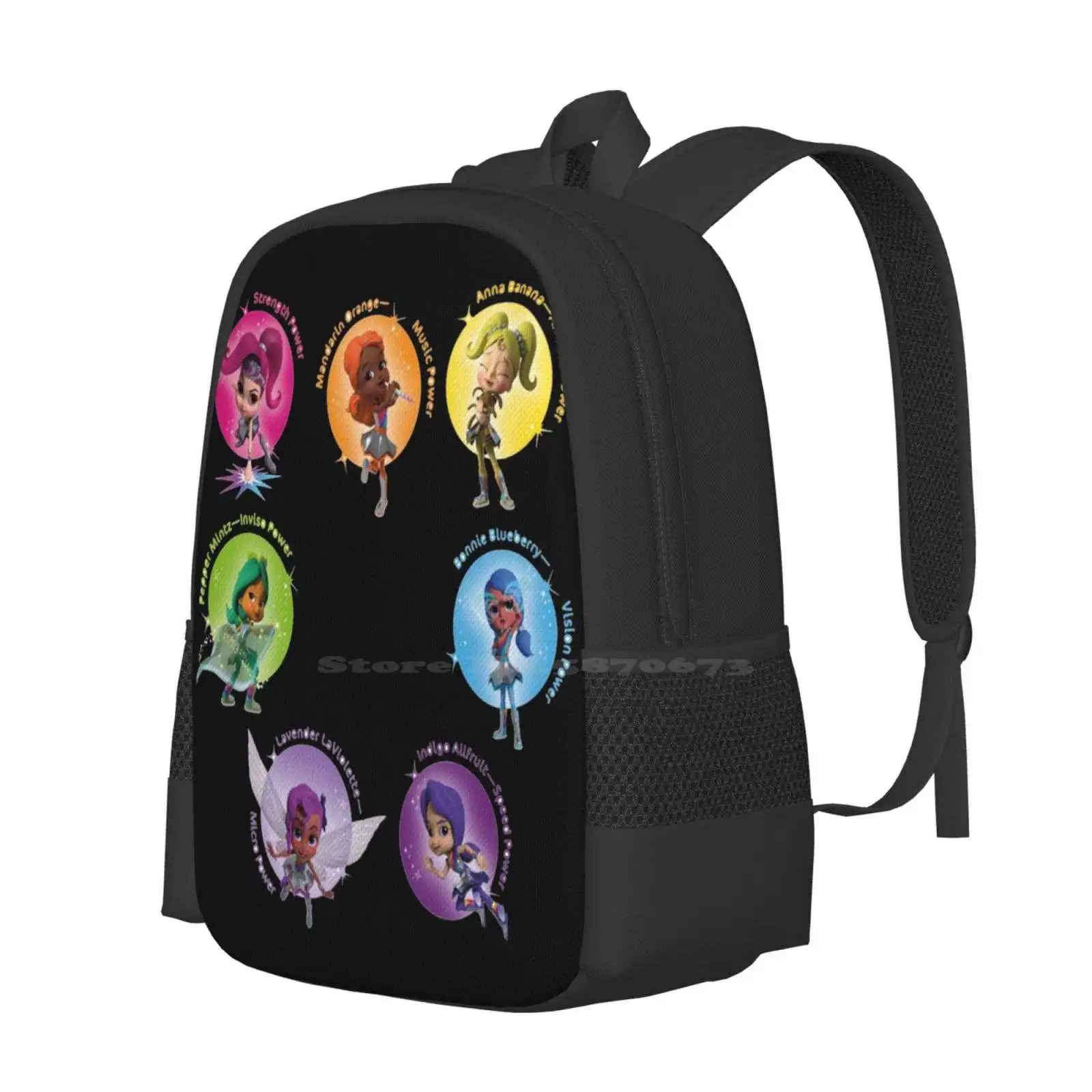 Rainbow Rangers Large Capacity School Backpack Laptop Bags Rainbow Tv Kids Rainbow Rangers Kids