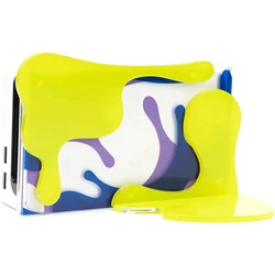 GeekShare Anti Scratch Acrylic Dock Cover Skin for Switch OLED - Hard Faceplate Sleeve Pad compatible with Switch OLED Dock
