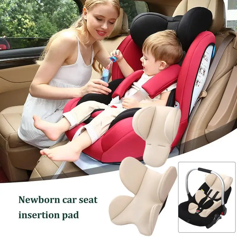 Car Seat Cushion Insert Carseat Head & Body Support Head Neck Seat Insert Pad Body Support Headrest For Carseats Pushchair Pram