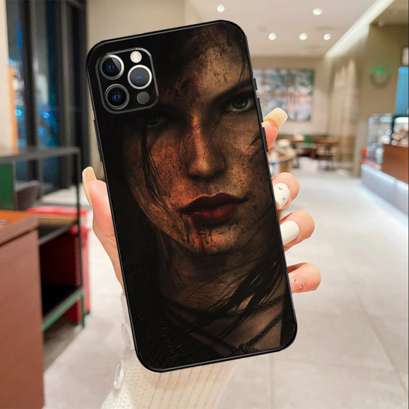 Tomb Raider Phone Case For iPhone 16 15 14 11 12 13 17 Pro Max mini 15 Plus 16e 17 Air Protective Cover