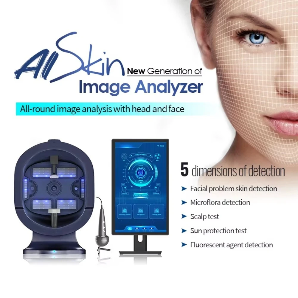 

Аппарат для анализа кожи лица, анализатор акне, косметологический прибор