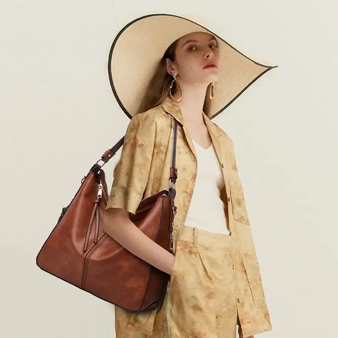 Sac fourre-tout rétro européen et américain pour femme, sac à bandoulière pour femme, sac à main à portée de main oblique unique, nouvelle mode