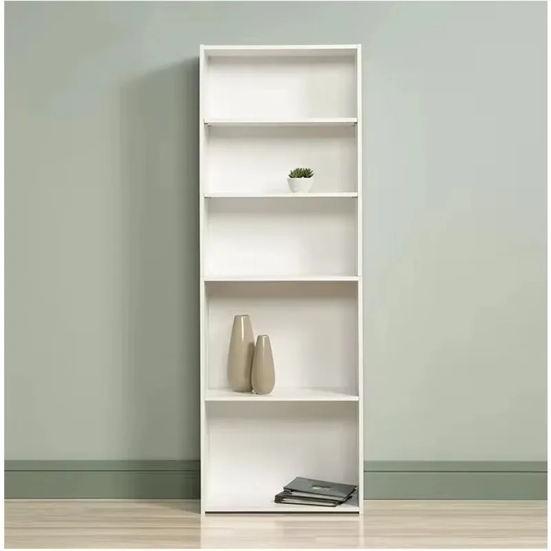 Office durable quality can be combined with 5-layer wooden storage shelf bookcase