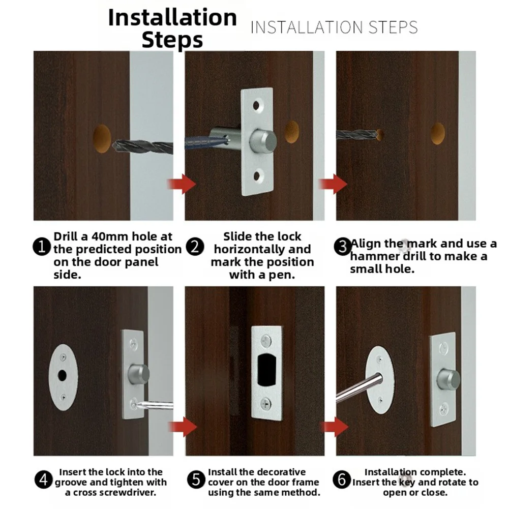 

Indoor Security Discreet Lock Solutions As Shown Inspection Port Lock Fire Rated Door Lock Door Lock Invisible Lock Mechanism