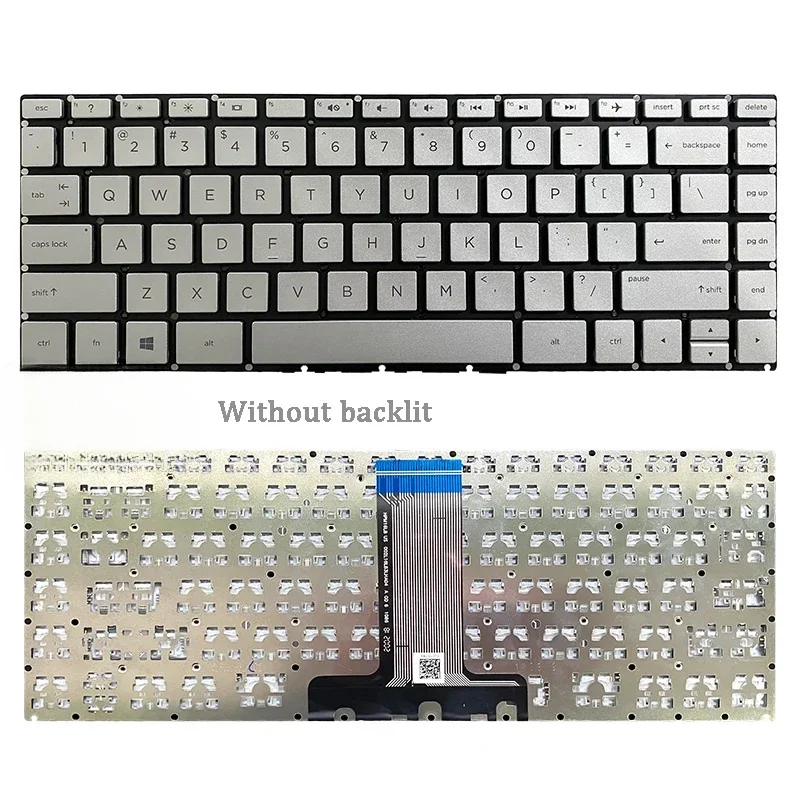 New Original laptop keyboard for HP 14s-dp Cr CF TPN-I130 i135 q188 q190 14-CB 14-bd 14-da