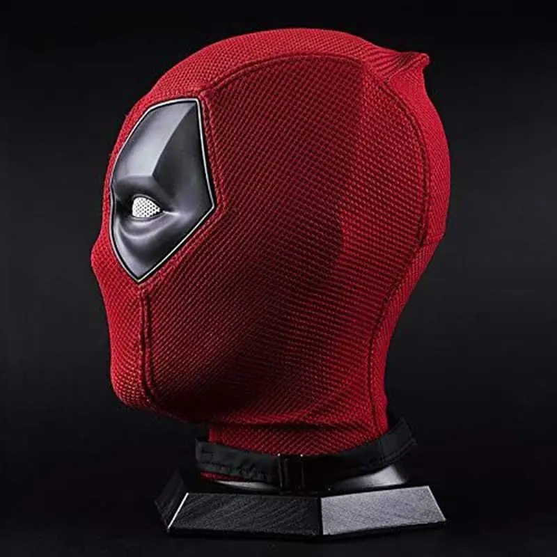 Miniso Deadpool Maske Cosplay Kostüm Nylon Kopf bedeckung gestrickt Baumwolle Mesh Helm Halloween Party Karneval Kostüm Requisiten Masken Geschenk