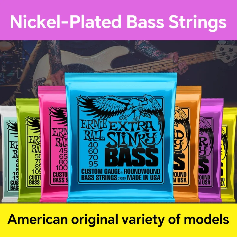 Ernie Ball Bass Strings Hybrid Slinky Nickel Wound EB Bass Guitar Strings certified goods