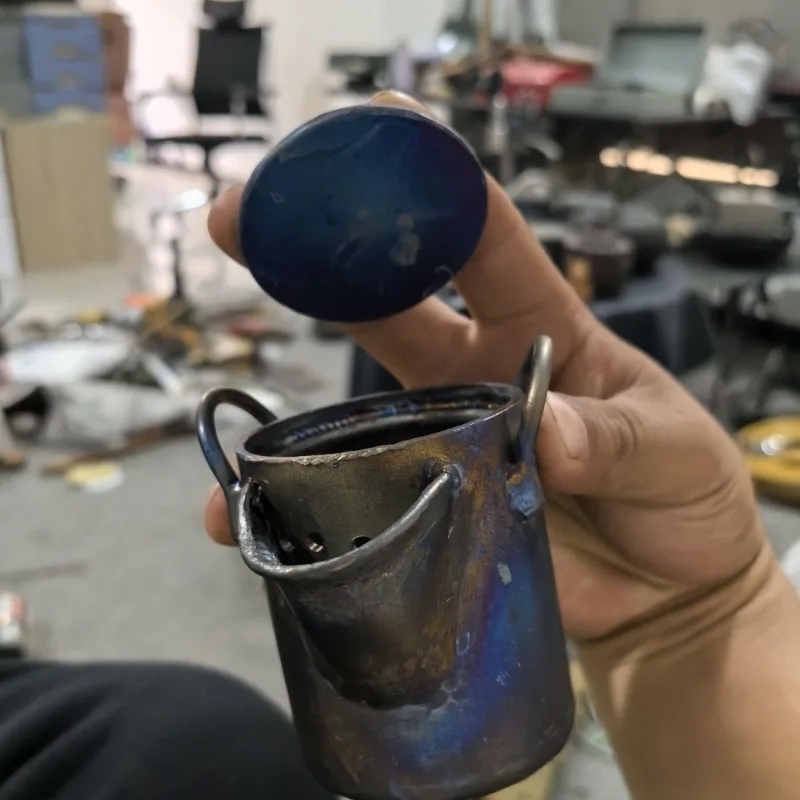 طقم شاي للسفر بزجاجة الكنز، إبريق شاي محمول للتخمير، فنجان شاي للسفر، طقم شاي خارجي، إبريق شاي صغير