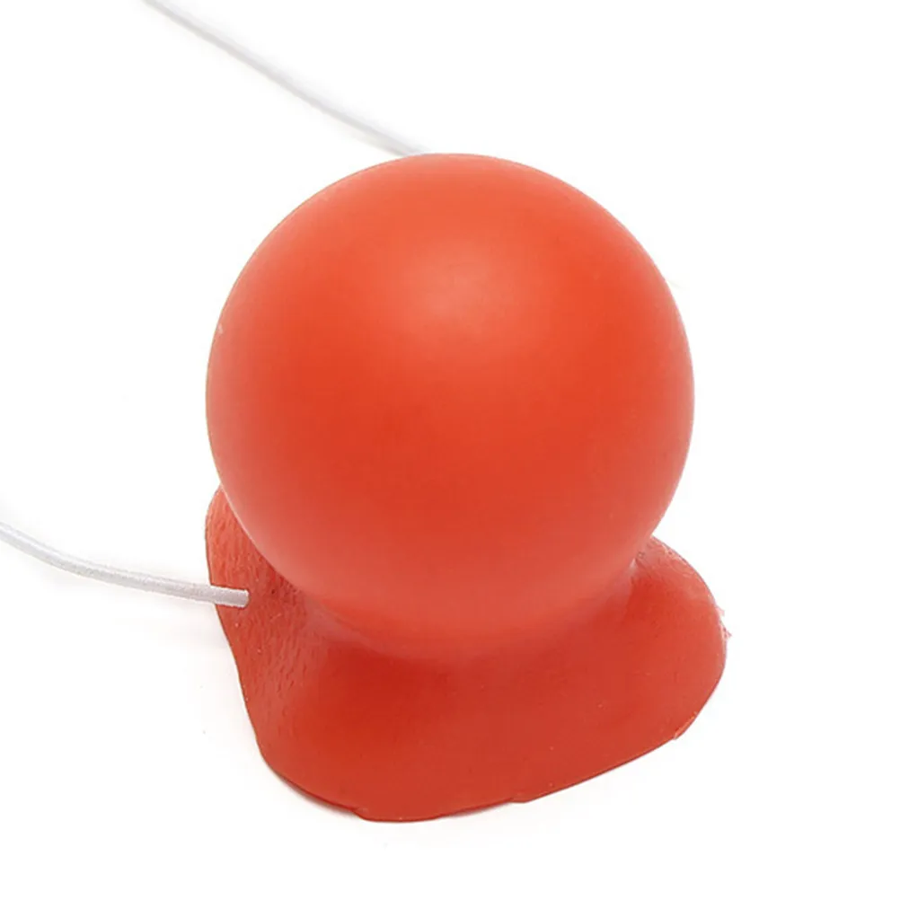 

4Pcs Realistic Red Clown Nose Rubber Safe Lightweight for Halloween Costume Party Masquerade Carnival Cosplay Fun Accessory