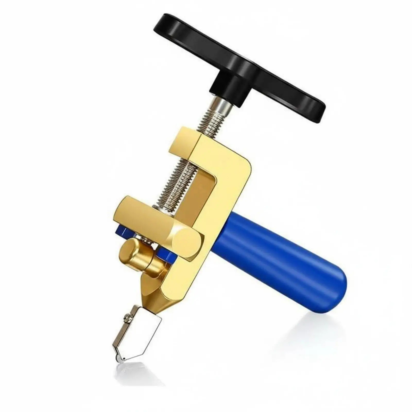 Handheld Tile Cutter Tool for Wall Tiles and Glazed Tiles with Rotating Handle Ergonomic Labor Saving Design for DIY Craft