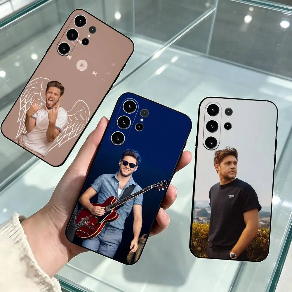 Niall Horan Folk Pop Rock  Phone Case For Samsung S26,S25,S24,S23,S22,S21,S30,Ultra,Plus,Fe,Soft Silicone Black Cover