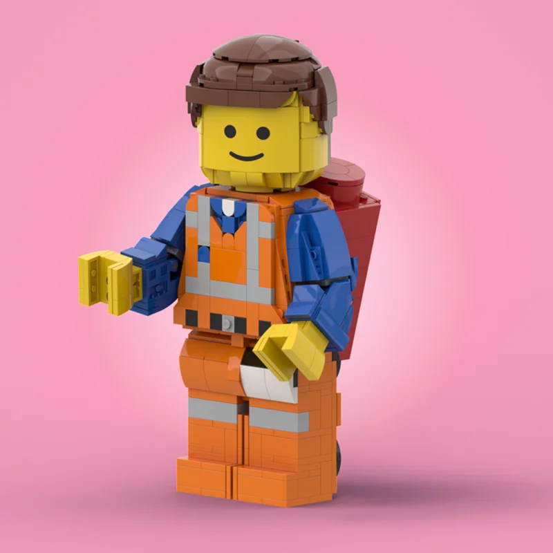 Nieuwe 793 Stuks Hot Selling Up Scaled Figure Serie Moc Emmetted Model Bouwstenen Diy Creatieve Ideeën Kinderen Speelgoed Verjaardagscadeautjes