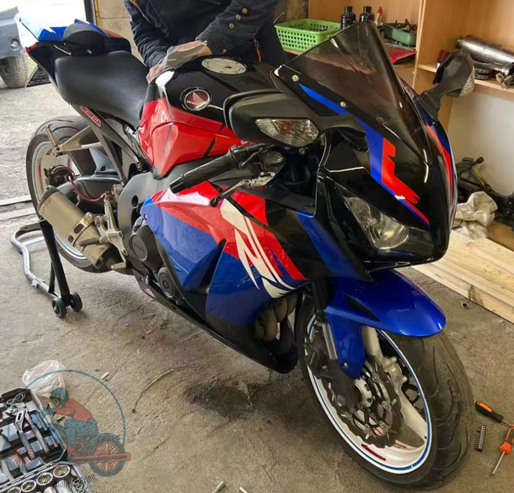 High quality Fairings Kit Fit for HONDA CBR1000RR 2008 2009 2010 2011 08 09 10 11 Bodywork Set Custom Red Blue