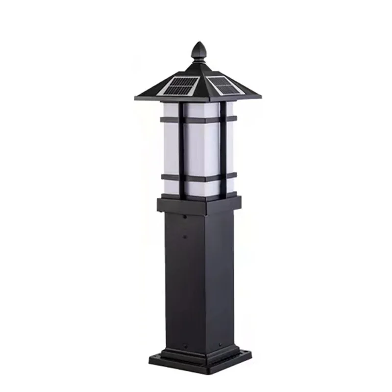 BELLE Outdoor Solar Lawn Lamp LED Light Classical Waterproof Home for Villa Garden Decoration