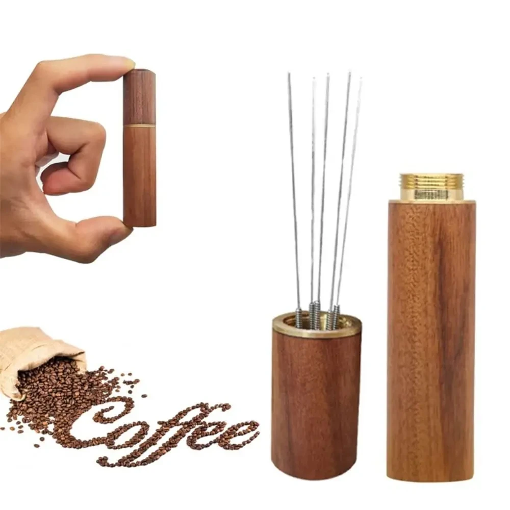 Agitador de café en polvo de acero inoxidable, distribuidor de café, herramientas WDT, agitador de café, accesorios de Barista