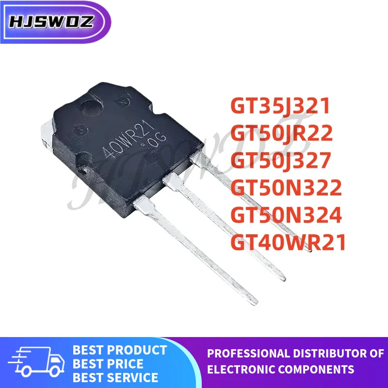 5Pcs/lot GT50N322 GT50J327 GT40WR21 GT50N324 GT35J321 GT50JR22 50N322 50J327 40WR21 50N324 35J321 50JR22 TO-3P In Stock