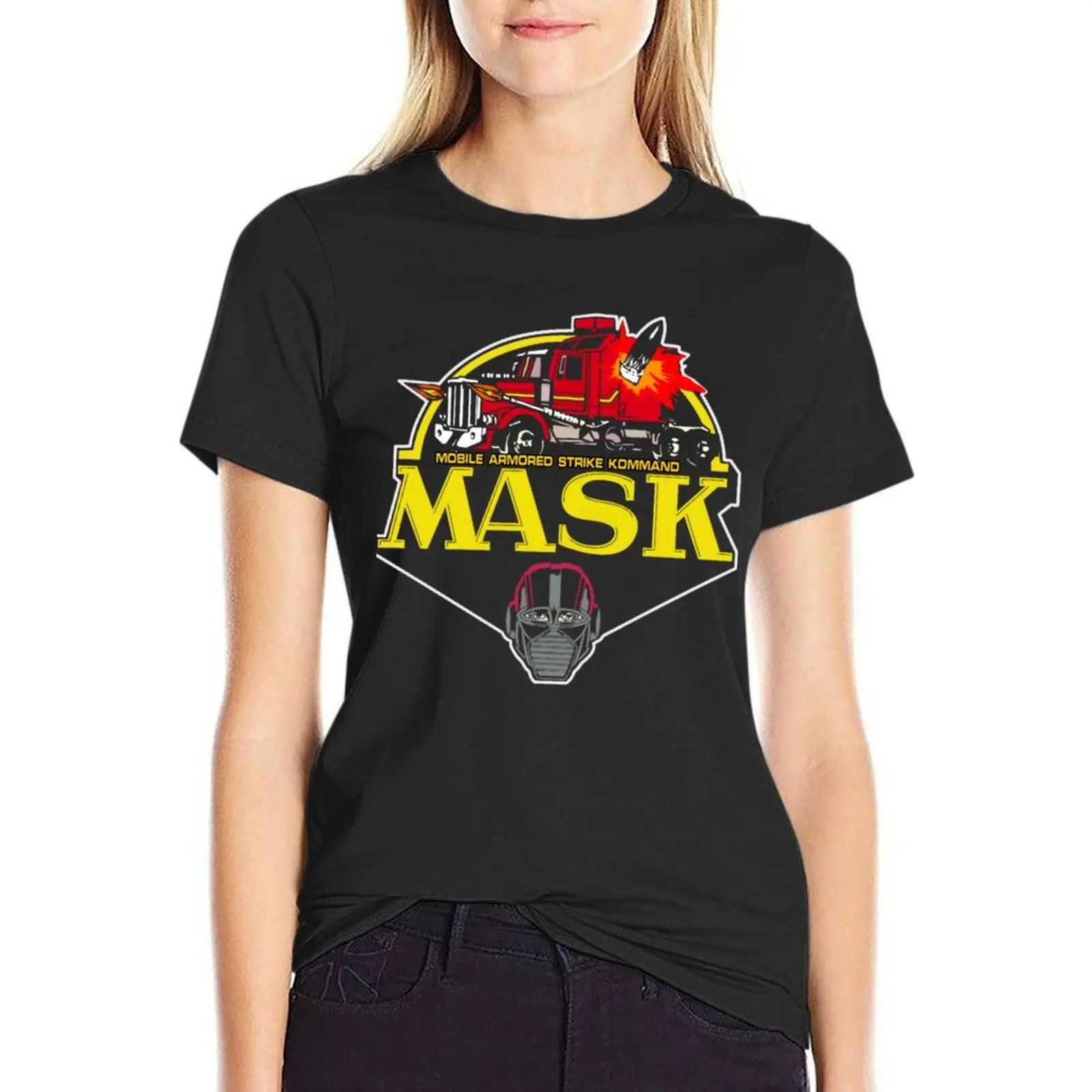 MASK Mobile Armored Strike Kommand Retro 80's Cartoon T-Shirt animal print shirt for girls customizeds Women t-shirts