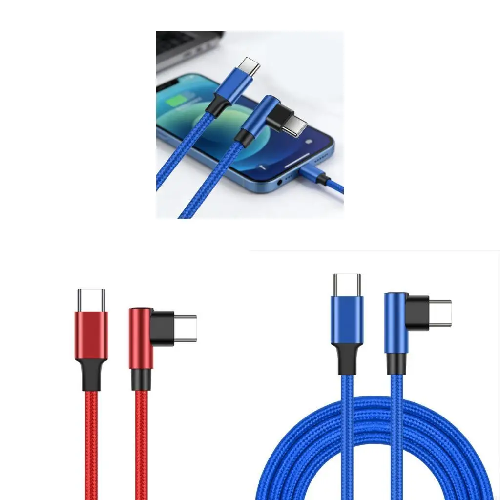 J1HD Nylon USB C Cable 60W Power Delivery With 480Mbps Data Transfer For Devices