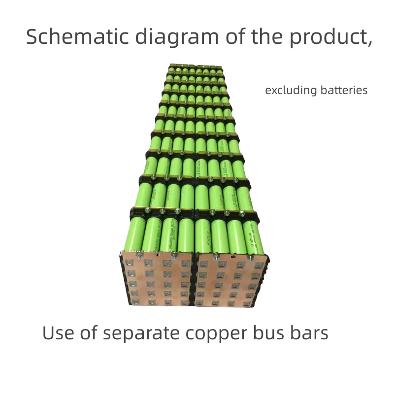 4P مربع 21700 شرائط النحاس والنيكل 0.3 مللي متر × 800 مللي متر بسبار قطع المكونات الإلكترونية تباعد 21.4 22.5 23-3 قطعة مجموعة قطع مجانية #6