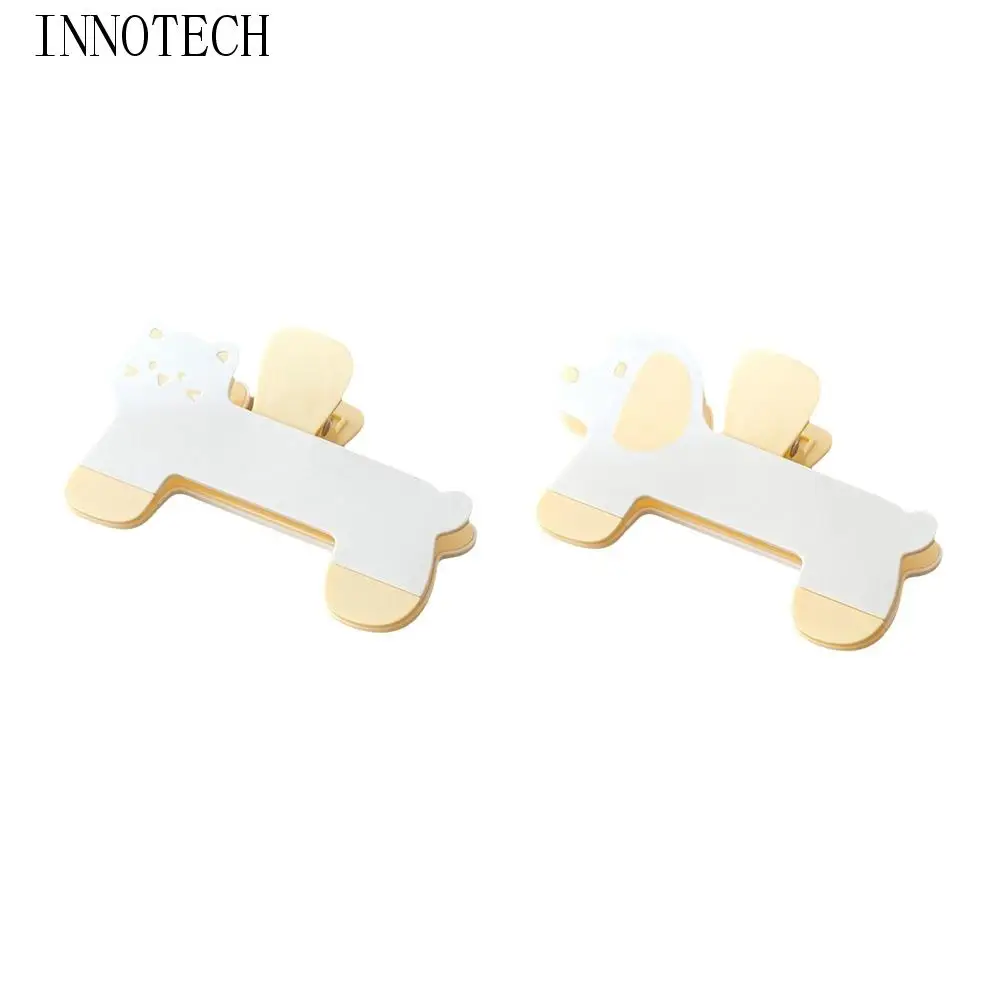 

Adorable Plastic Reading Auxiliary Fixed Book Clip Dog Stereoscopic Kitten Bookmark Cute Creative Puppy Reading Clip Student Use