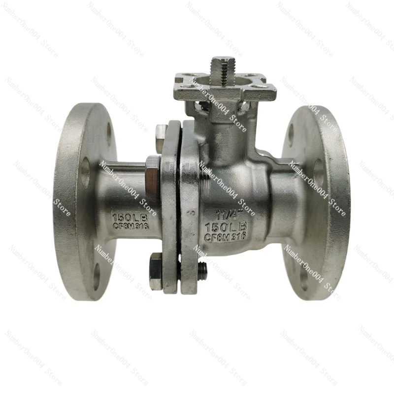 Applicable To 304 Stainless Steel High Platform Flange Ball Valve National Standard Chemical Machinery