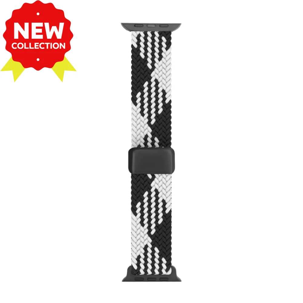 

Magnetic Buckle Strap For Apple Watch 44mm 40mm 49mm 45mm 41mm 38mm Soft Nylon Sport Bracelet for iWatch Series 9 8 7 6 5 4 3
