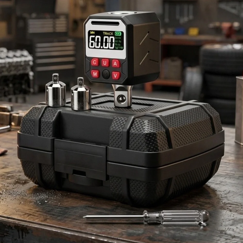 Digital Torque Gauge with Peak for Hold and Live Tracking Functions for Assembly Line Calibration and Field Operations