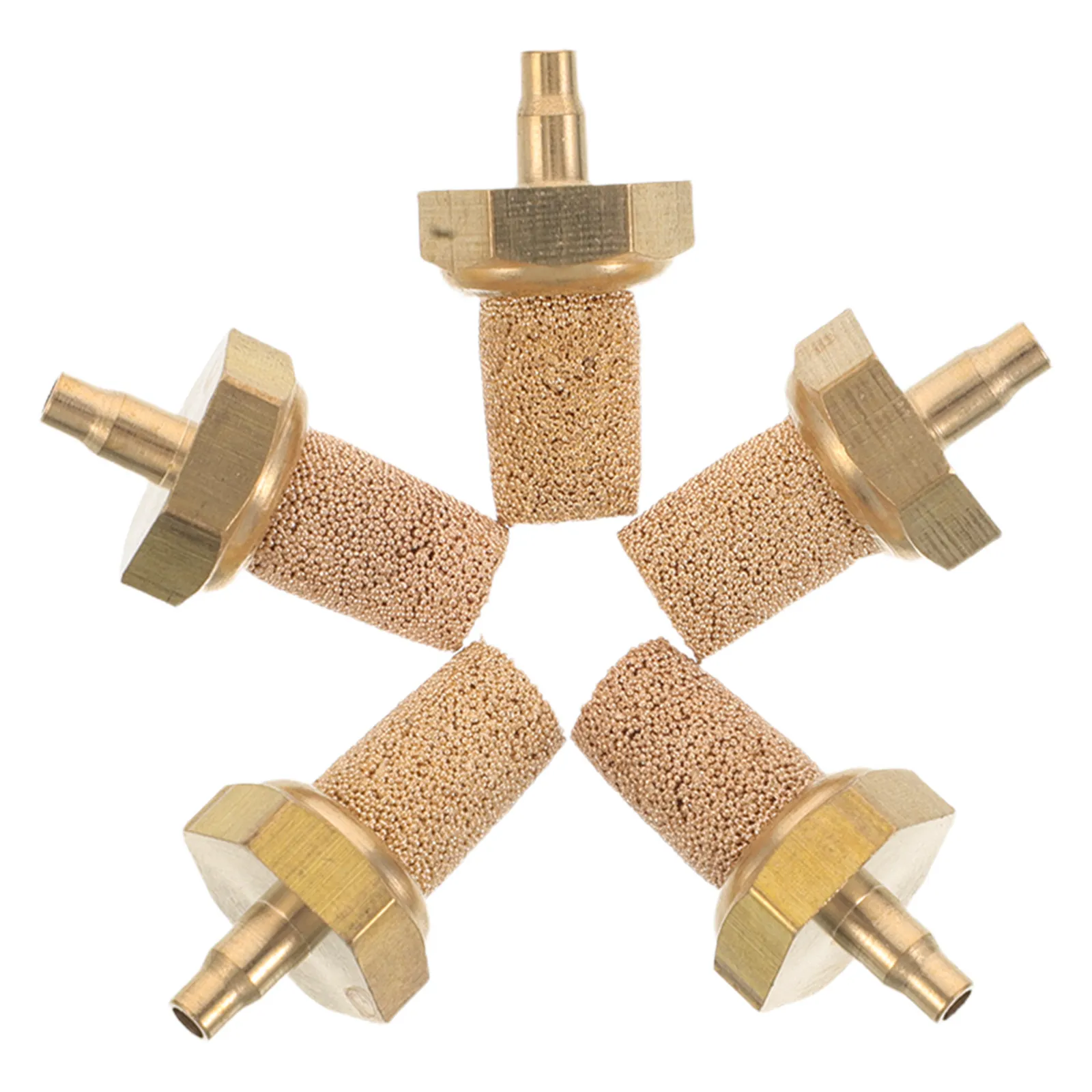 

5Pcs Stage Snow Machine Nozzle Copper Fog Compressor Filter Bubble Stone Air Diffuser Disco Effect Filter for Fluid Systems